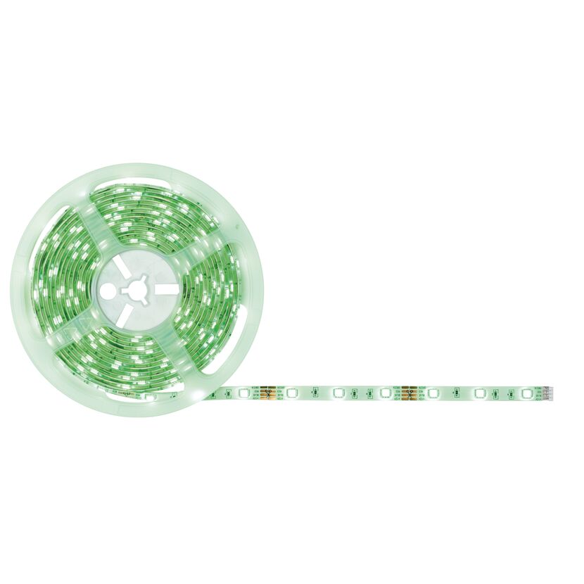 Grüne LED-Lichtleiste auf Spule