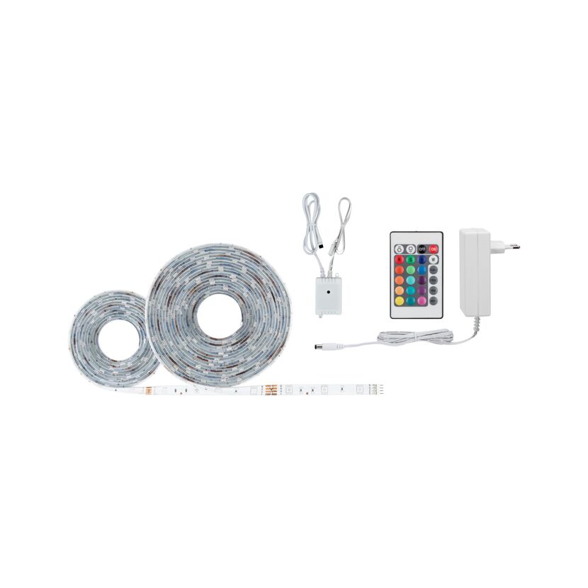 LED-Streifen-Komplettset 'SimpLED' mehrfarbig 5 m 760 lm 28,5 W mit Stecker