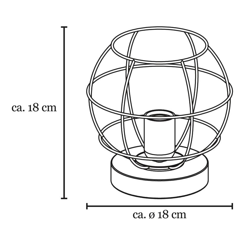 Tischleuchte Copper Round Stilta