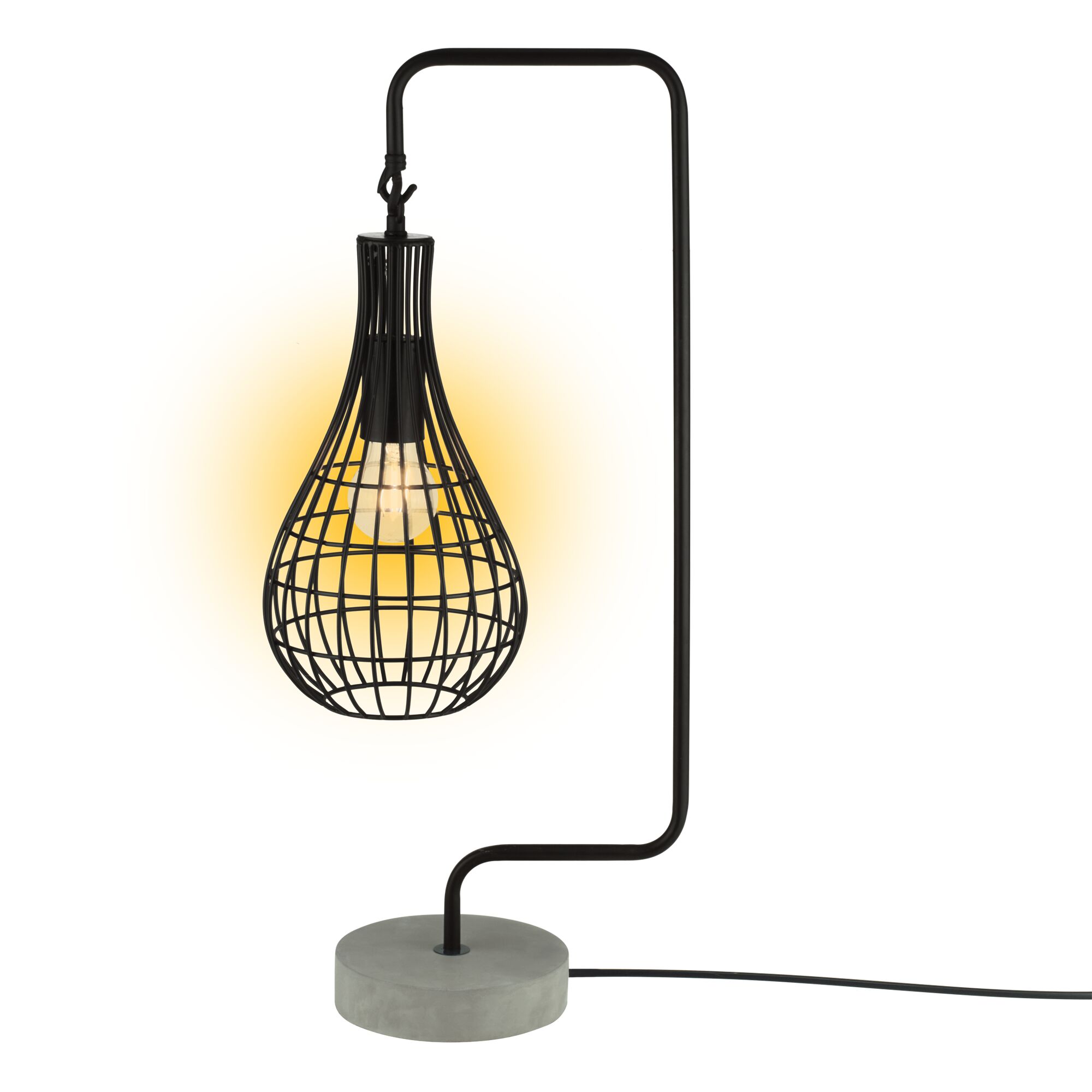 Tischleuchte im Industrial Design