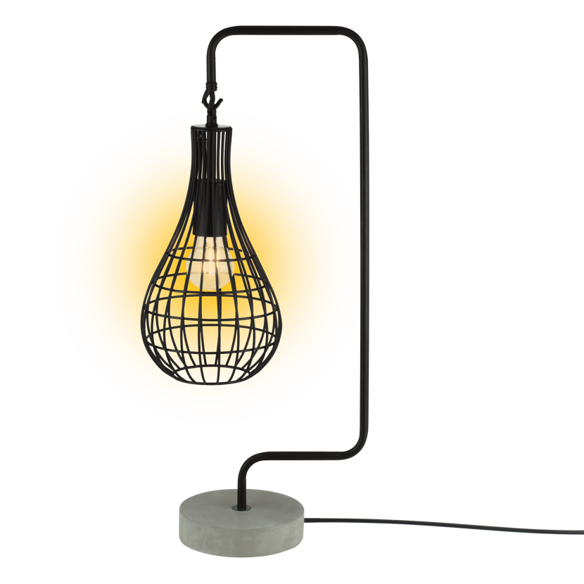 Tischleuchte im Industrial Design