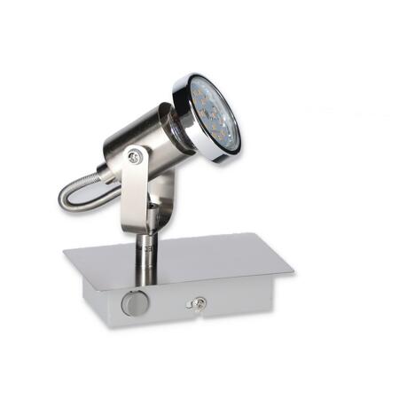 3. Bild von Wohnraumstrahler 'Nika' 1-flammig 350 lm chrom