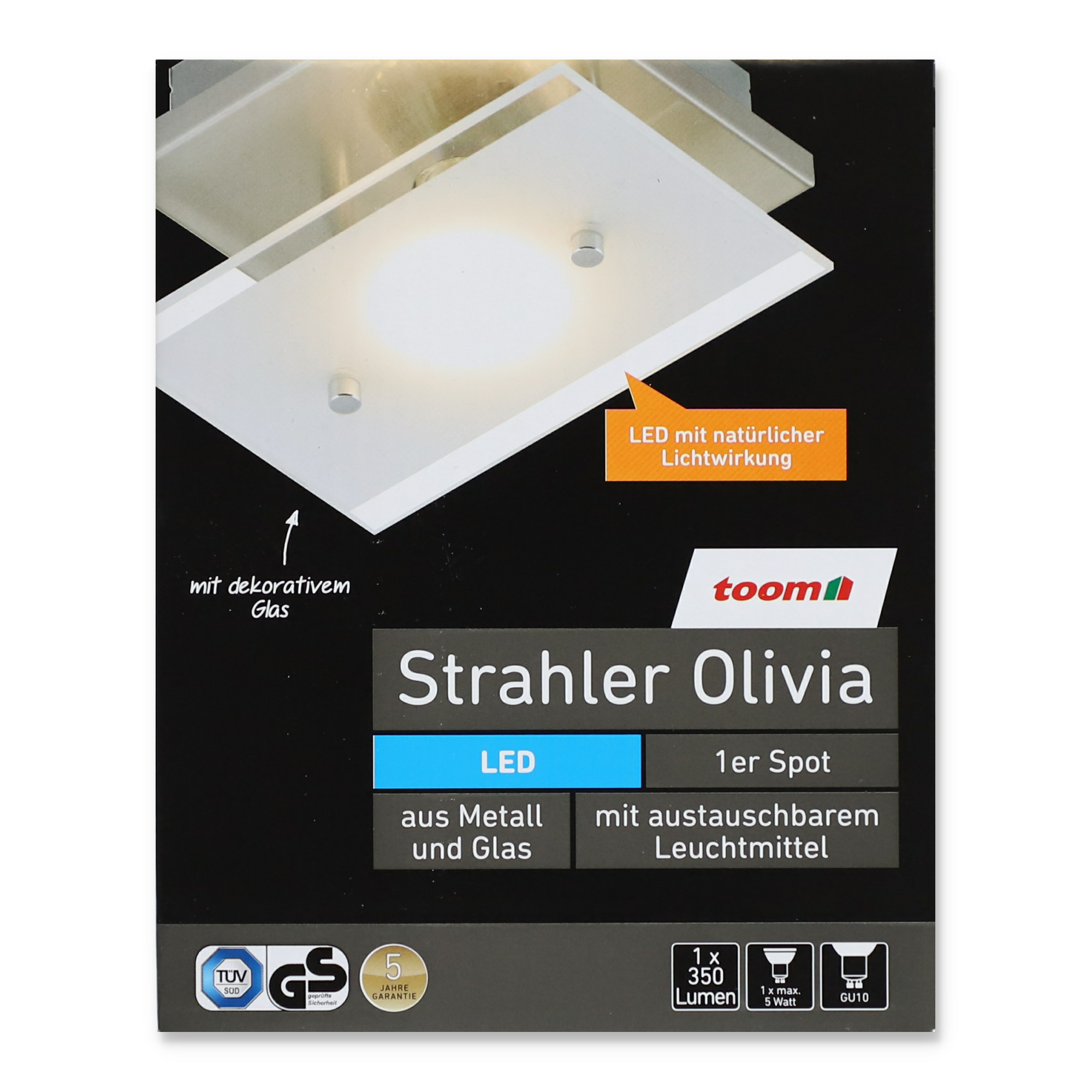 LED-Wohnraumstrahler 'Olivia' 1-flammig + product picture