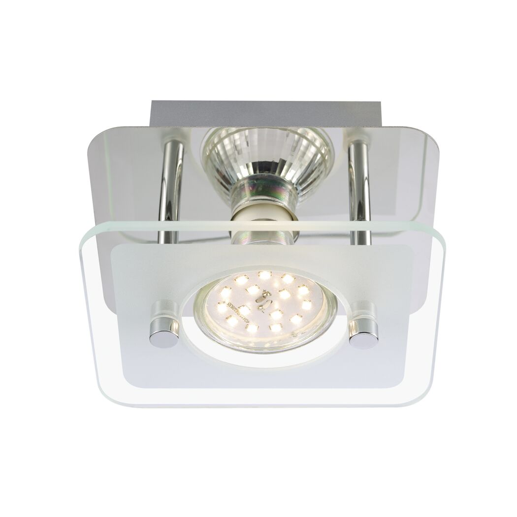 Quadratischer LED-Deckenstrahler Cosima