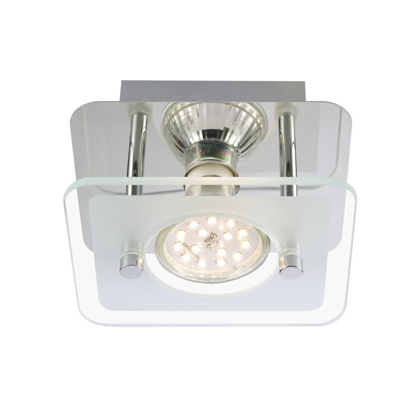 Quadratischer LED-Deckenstrahler Cosima