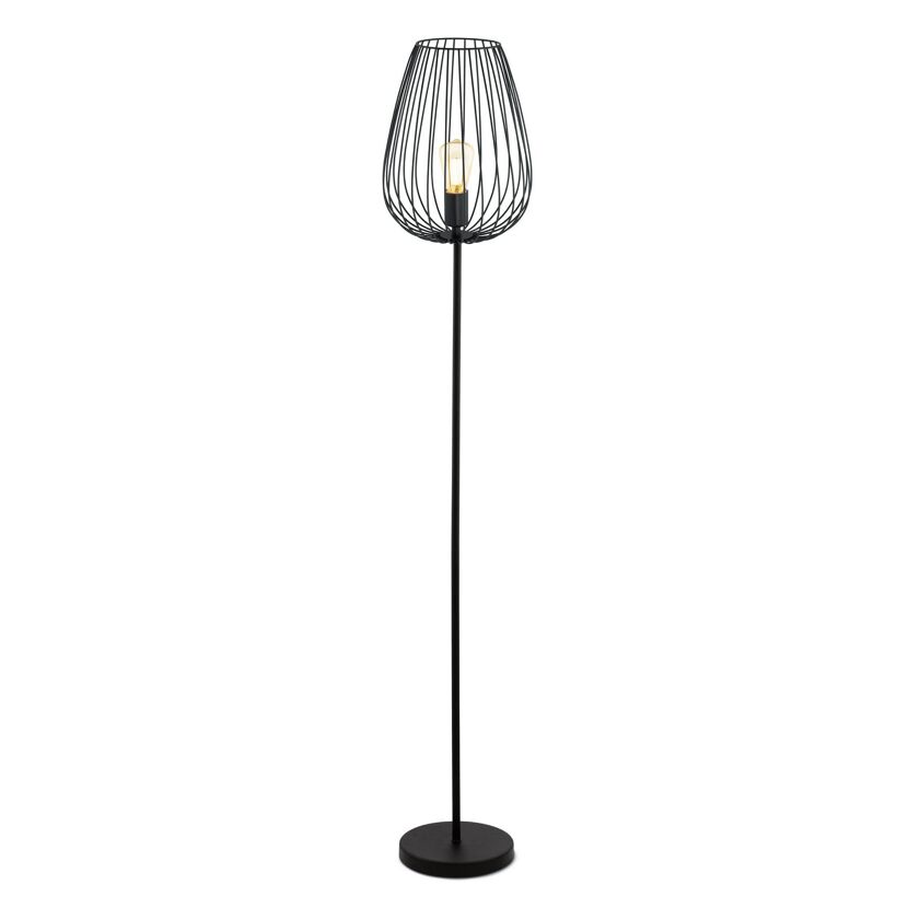 Stehleuchte 'NEWTOWN' E27 schwarz 159,5 cm