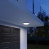 LED-Außendeckenleuchte 'DL Vario Quattro S ' mit Bewegungssensor 9,8 W 1000 lm warmweiß IP 54 31 x 6,9 cm