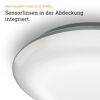 LED-Außendeckenleuchte 'DL Vario Quattro S ' mit Bewegungssensor 9,8 W 1000 lm warmweiß IP 54 31 x 6,9 cm