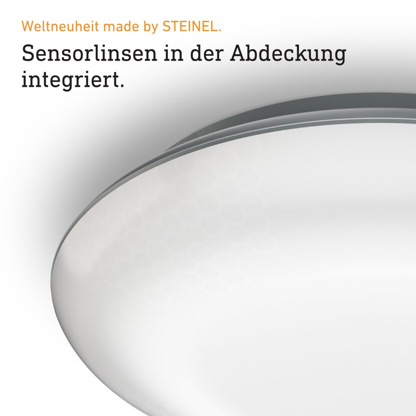 LED-Deckenleuchte 'DL Vario Quattro S' mit Bewegungsmelder weiß Ø 31 cm