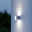 Verkleinertes Bild von LED-Außenleuchte 'L 830 SC' mit Bewegungsmelder anthrazit 493 lm