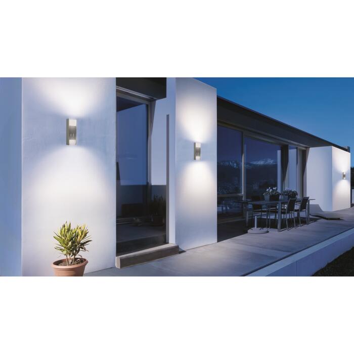 Steinel LED-Außenleuchte 'L 920 LED' mit Bewegungsmelder anthrazit 516 lm