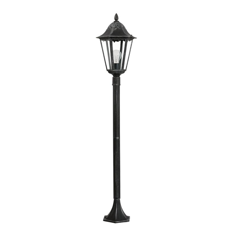 LED-Wegeleuchte 'Navedo' schwarz/silber 120 cm