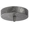 Leuchtenbaldachin dunkelgrau Metall Ø 11 x 4,5 cm