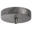 Leuchtenbaldachin dunkelgrau Metall Ø 11 x 4,5 cm