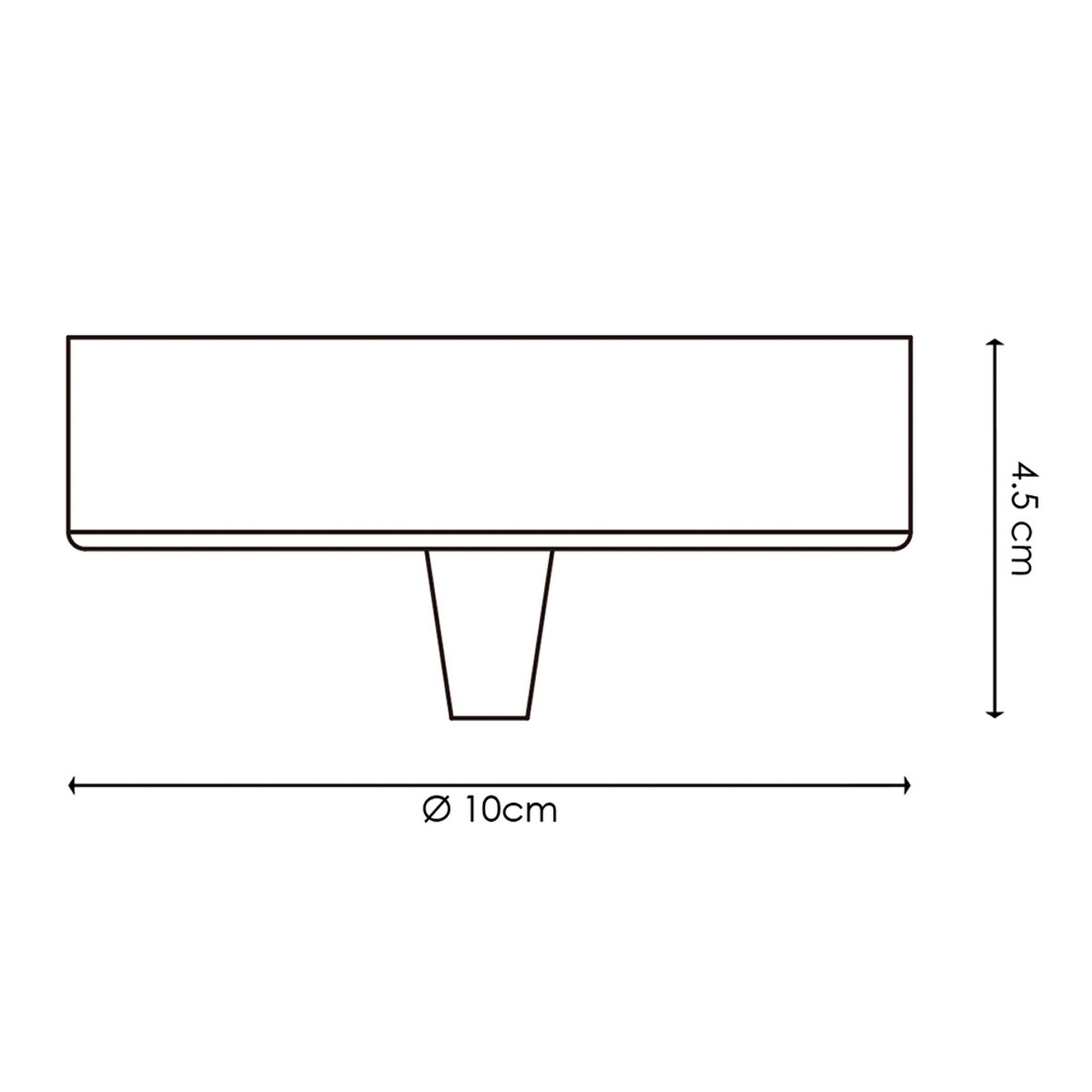 Baldachin 'Home Sweet Home' Metall 1 Licht kupferfarben + product picture