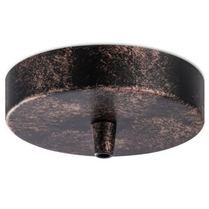 Baldachin 'Home Sweet Home' Metall 1 Licht rostfarben