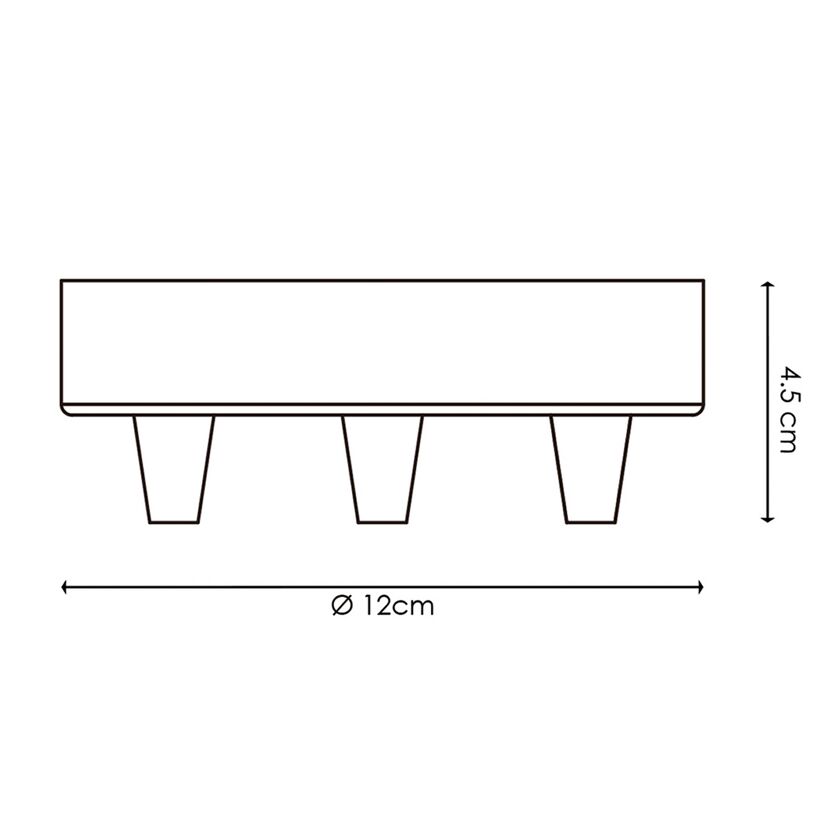 Baldachin 'Home Sweet Home' Metall 3 Lichter anthrazit
