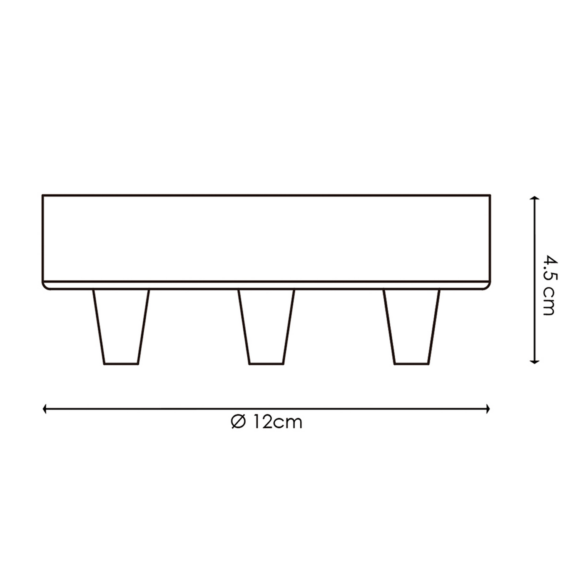 Baldachin 'Home Sweet Home' beige Ø 12 x 4,5 cm + product picture