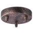 Baldachin 'Home Sweet Home' Metall 3 Lichter rostfarben