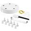 Baldachin 'Home Sweet Home' Metall 5 Lichter weiß