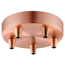 Baldachin 'Home Sweet Home' Metall 5 Lichter kupferfarben
