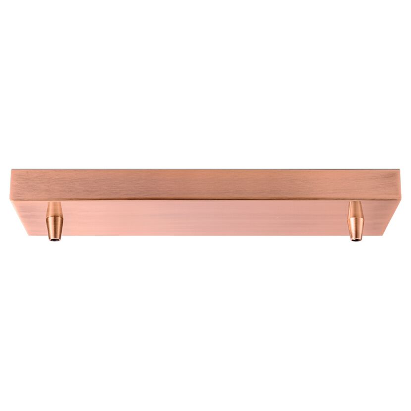 Leuchtenbaldachin kupferfarben Metall 30 x 9,5 x 4,5 cm