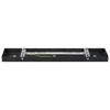 Leuchtenbaldachin schwarz Metall 47 x 9,5 x 4,5 cm