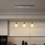 Baldachin 'Home Sweet Home' XXL-Balken Metall 3-flammig anthrazit