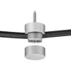 Metallene Wandklemme für Kabel