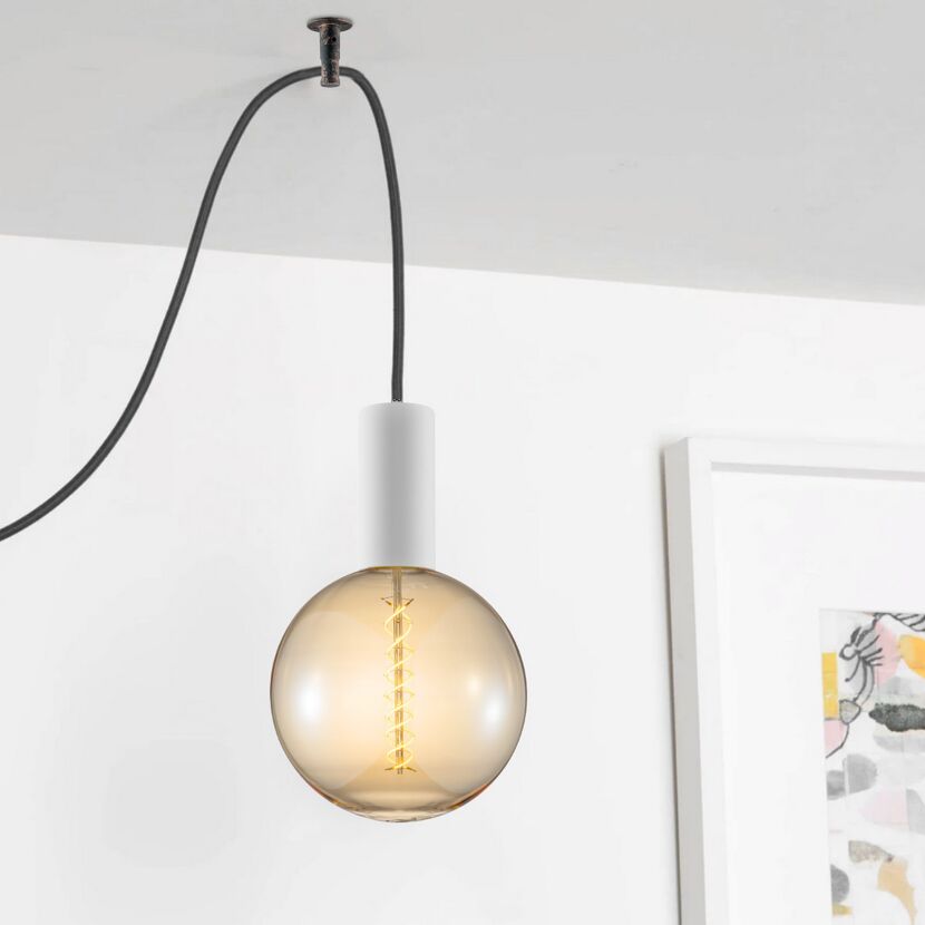 Deckenhaken 'Home Sweet Home' Kunststoff rostfarben