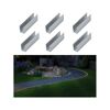 Beleuchteter Gartenweg mit LED-Aluprofil