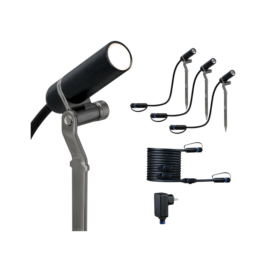 P&S Spot Platini 3 Starter Set mit drei Strahlern, Kabel und Stecker