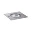 Bodeneinbauleuchte 'Plug & Shine Floor' 10 x 10 cm silbern