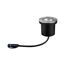 Bodeneinbauleuchte 'Plug & Shine Floor' Ø 9,8 cm silbern