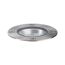 Bodeneinbauleuchte 'Plug & Shine Floor' Ø 9,8 cm silbern