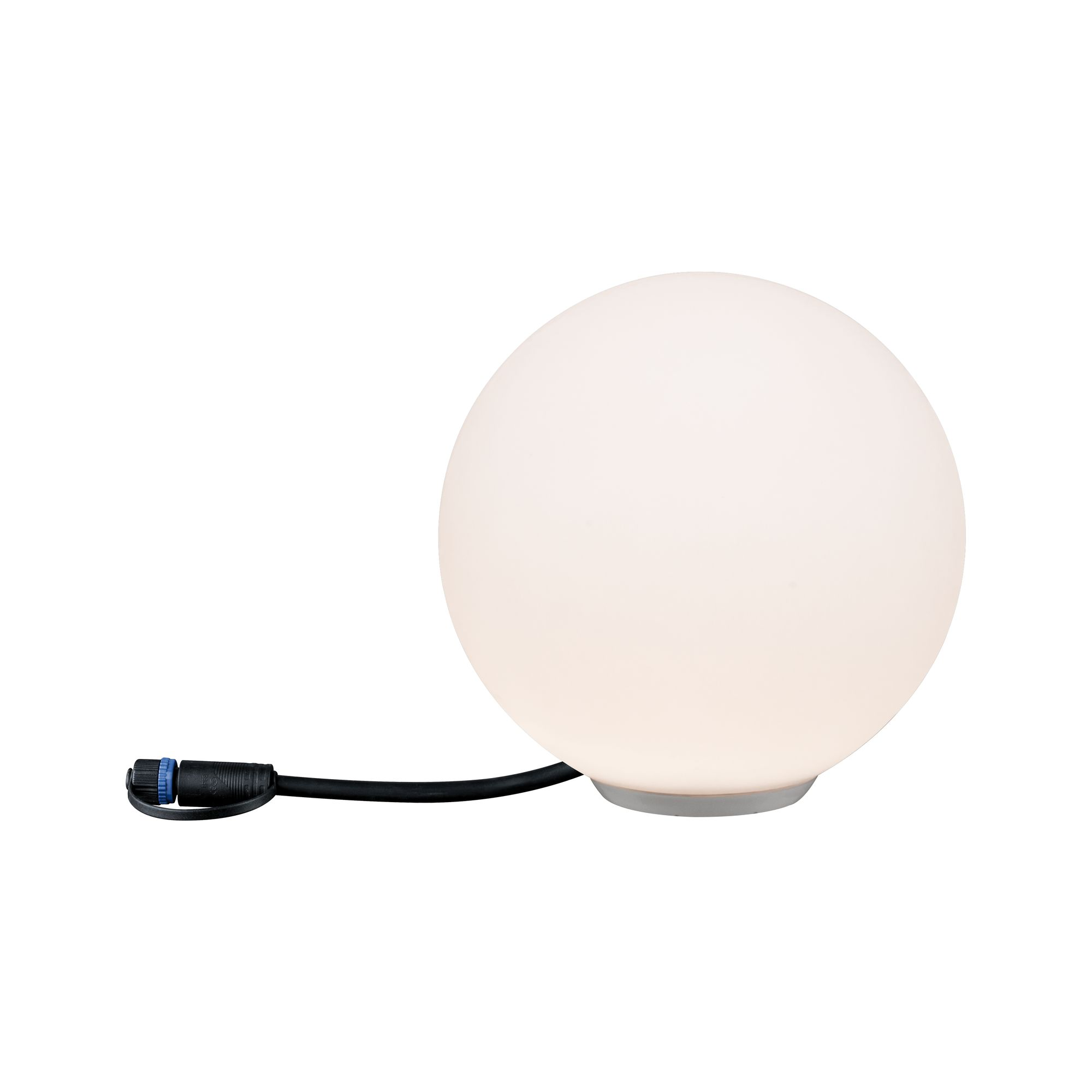 Lichtobjekt 'Plug & Shine Globe' Ø 20 cm weiß + product picture