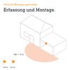 LED-Außenwandstrahler 'XLED ONE ' mit Bewegungssensor 42,6 W 4200 lm warmweiß IP 44 25,9 x 21,5 cm