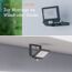 LED-Wandstrahler 'XLED ONE S' mit Bewegungsmelder anthrazit 22,9 x 19,5 cm 18,6 W