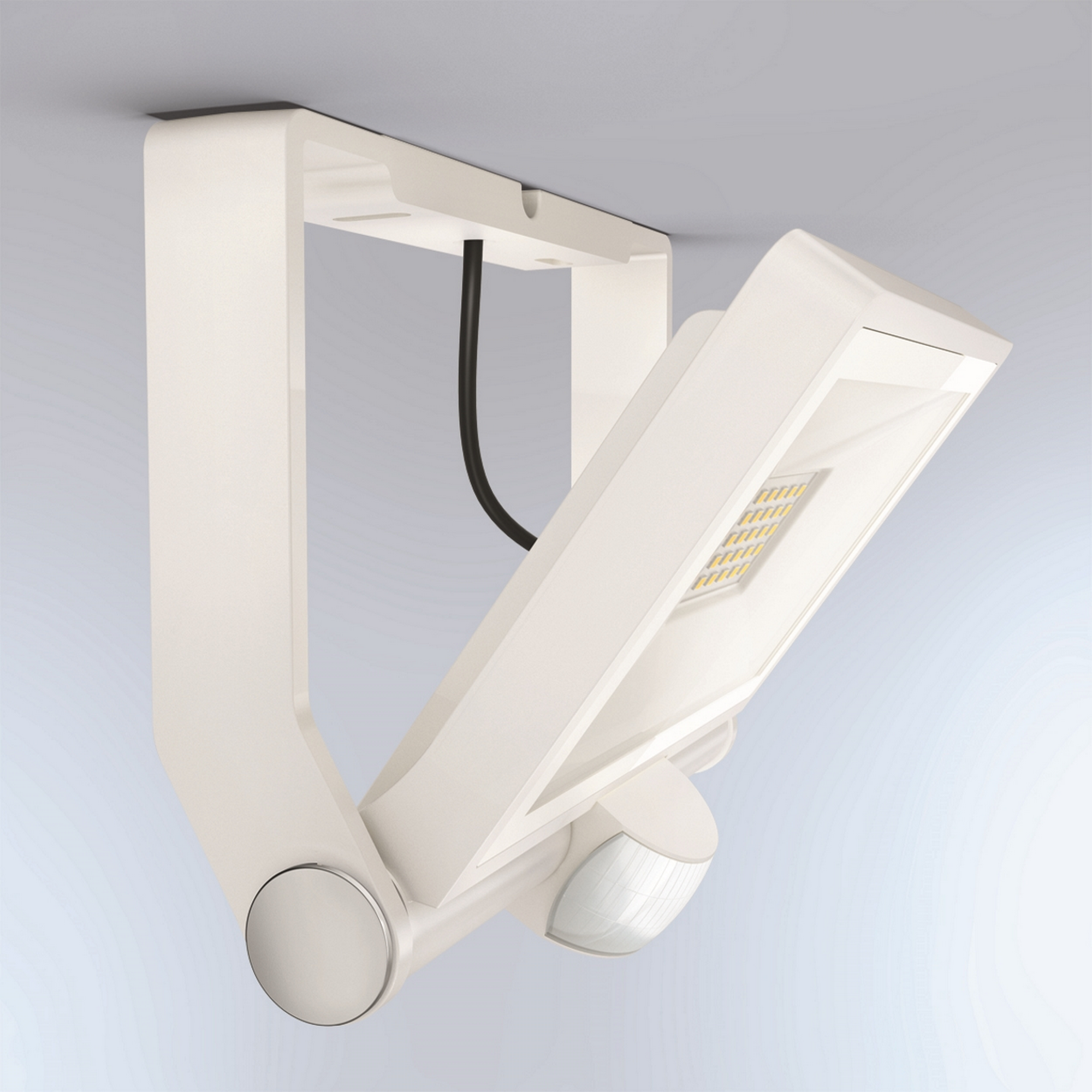 LED-Wandstrahler 'XLED ONE S' mit Bewegungsmelder weiß 22,9 x 19,5 cm 18,6 W + product picture