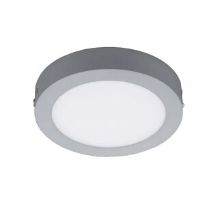 LED-Aufbauleuchte Metall Ø 17 cm grau