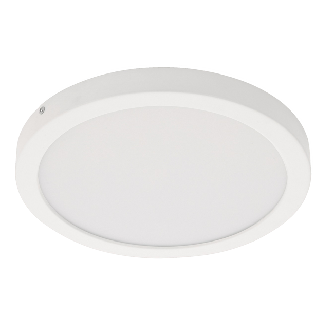 Bild von LED-Aufbauleuchte Metall Ø 30 cm weiß