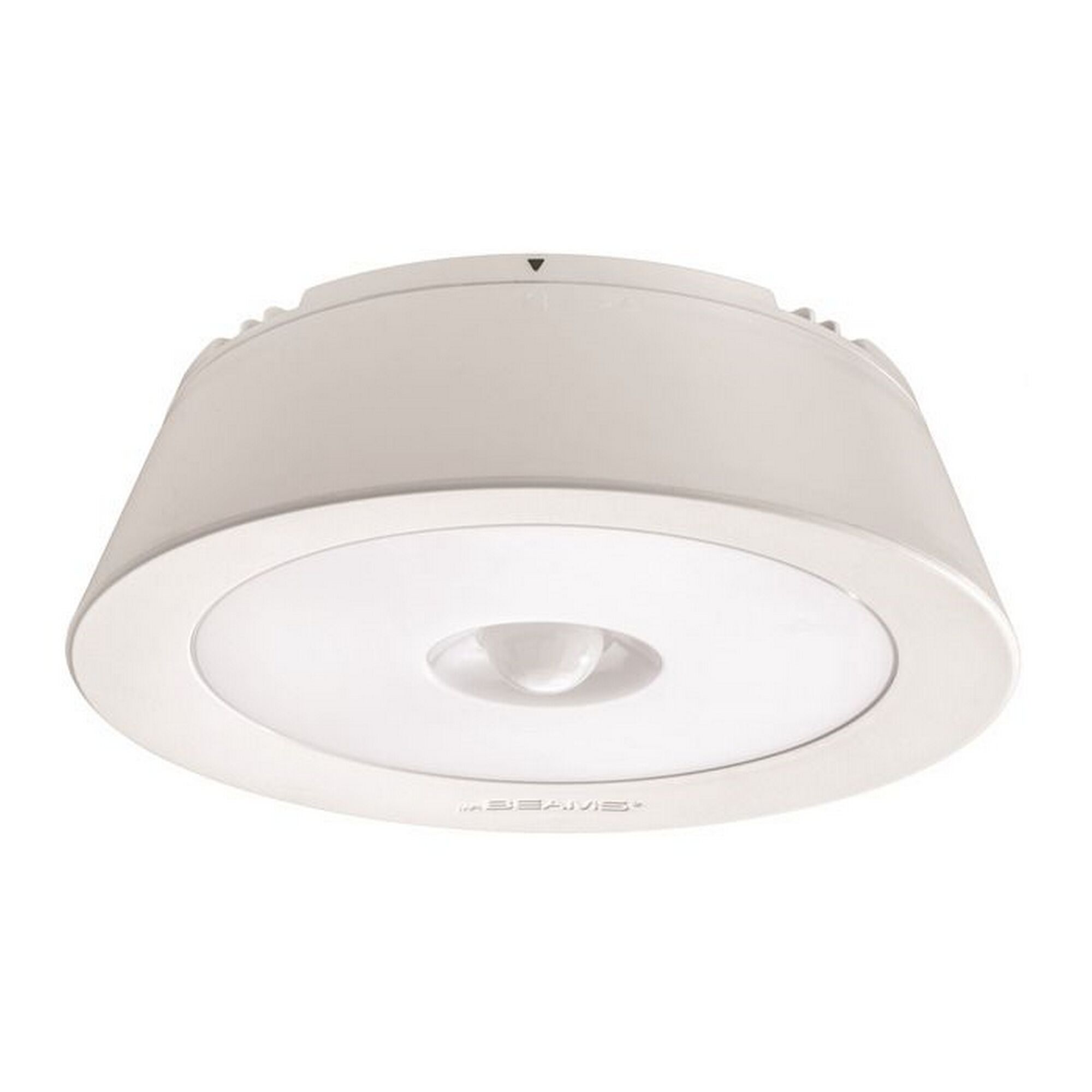 Weiße LED-Deckenleuchte Mr. Beams mit Bewegungsmelder