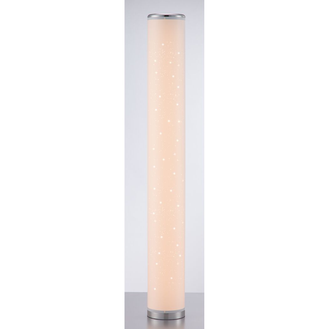 Stehleuchte mit Glitzerschirm, RGB