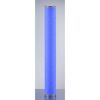 Blaue Stehleuchte mit Glitzerschirm