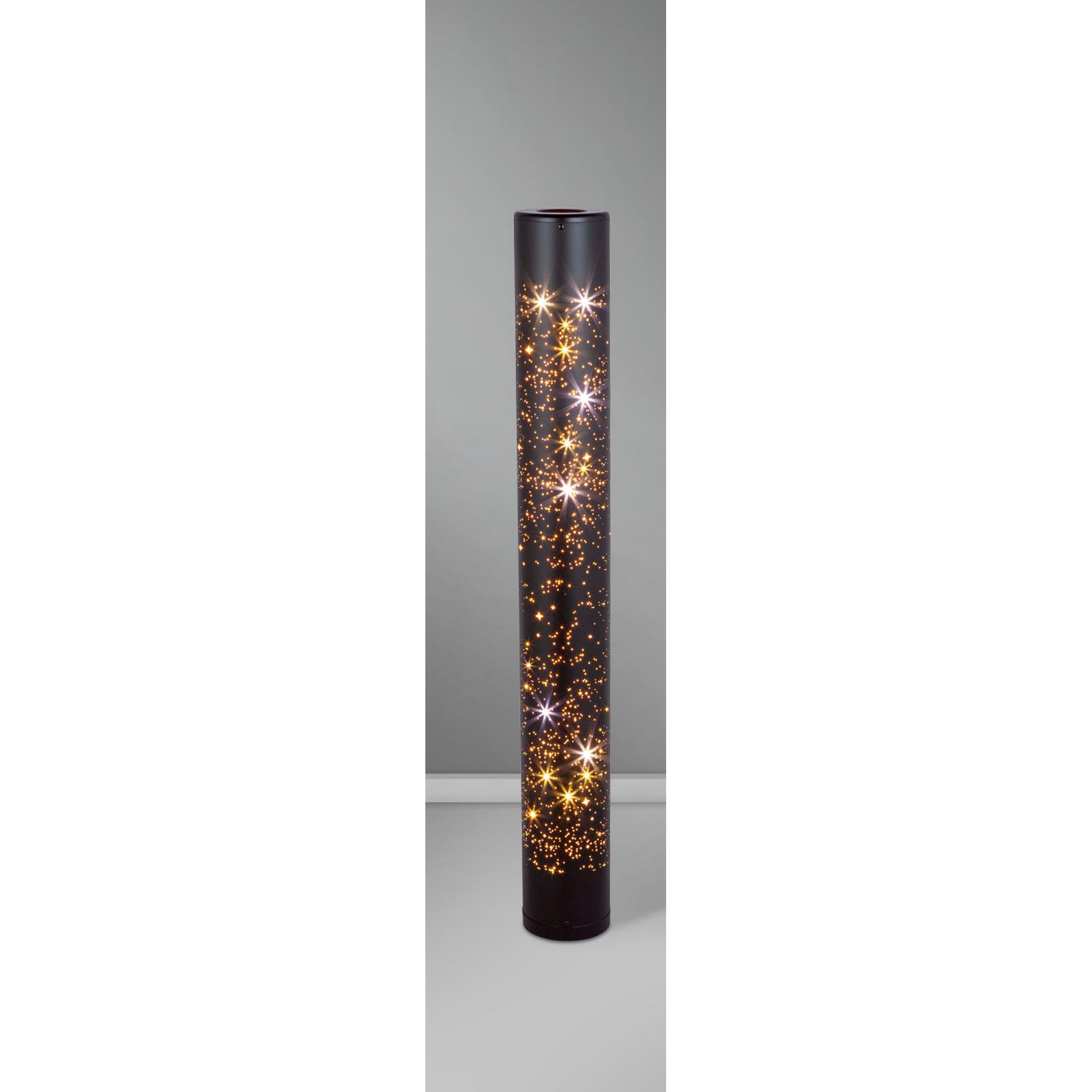 LED-Stehleuchte schwarz 103 cm, mit Glitzereffekt + product picture