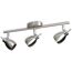 Dreiflammiger LED-Strahler Sonja in Nickel matt