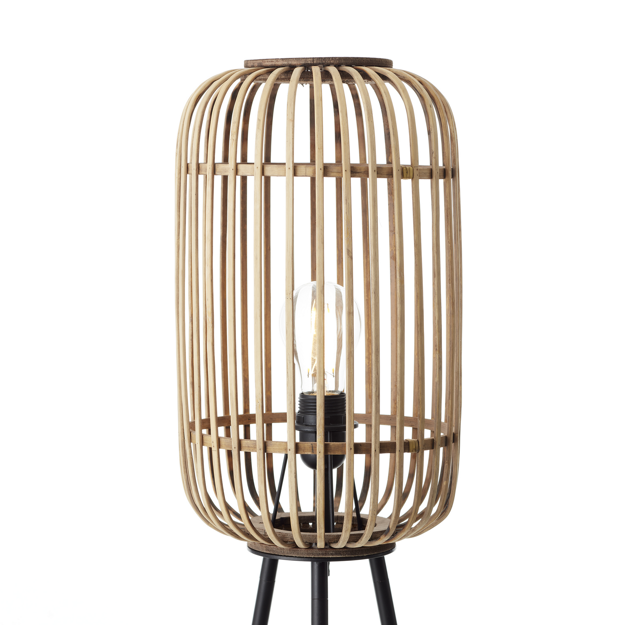 Stehleuchte 'Woodrow' rattan 130 cm