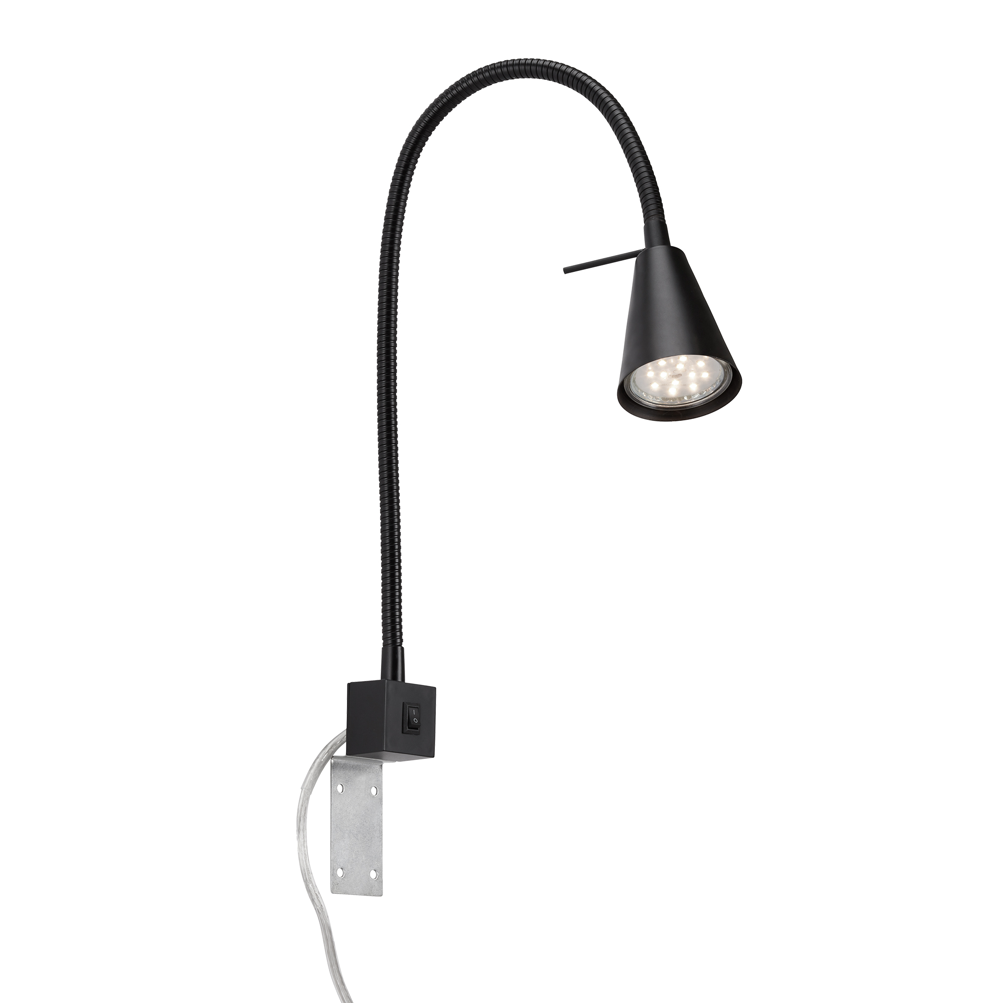 LED-Leseleuchte 'Tuso' schwarz 40,3 x 21,7 cm