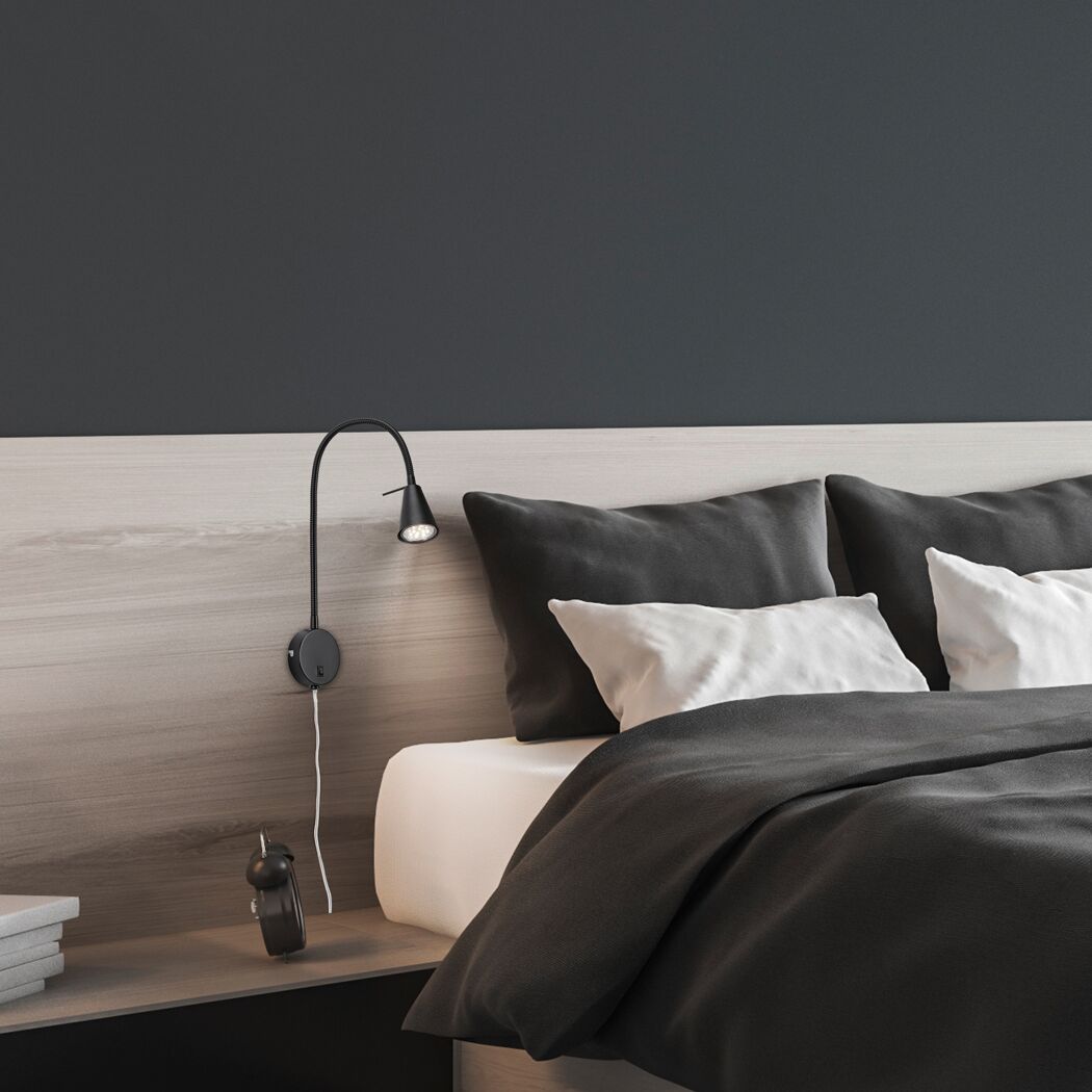 LED-Leselampe 'Tusa' GU10 5 W 400 lm warmweiß Ø 8 x 45 cm