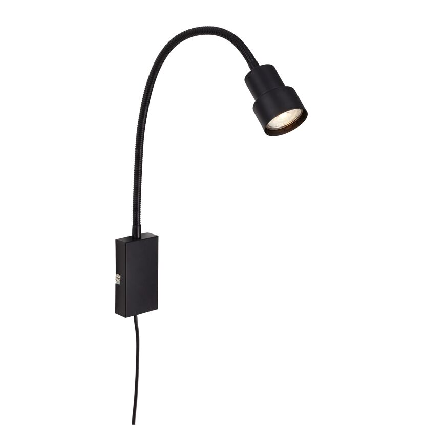 LED-Leseleuchte 'Tusi' schwarz 57,7 x 11,5 x 6 cm 400 lm, mit Touchfunktion